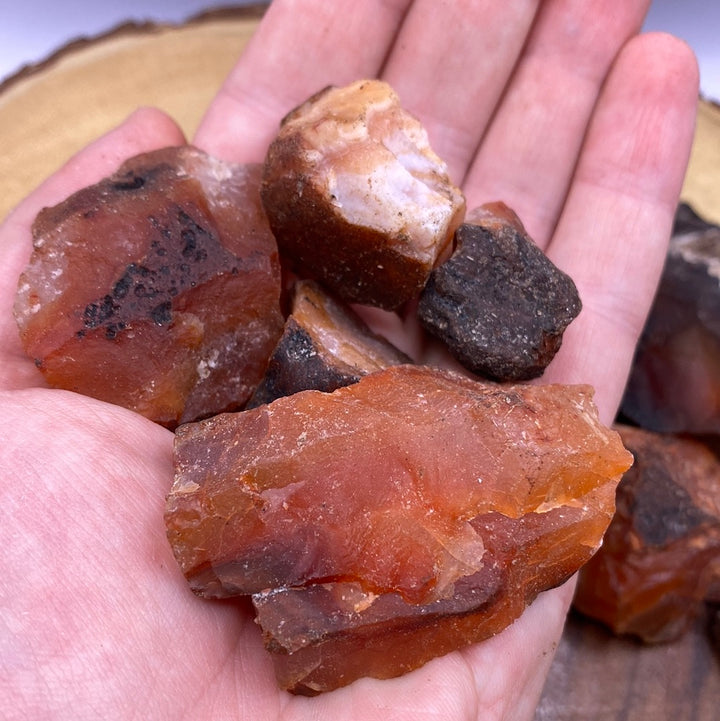 Carnelian Rough Cut