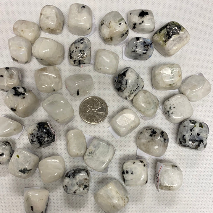 Rainbow Moonstone Tumbled Stone