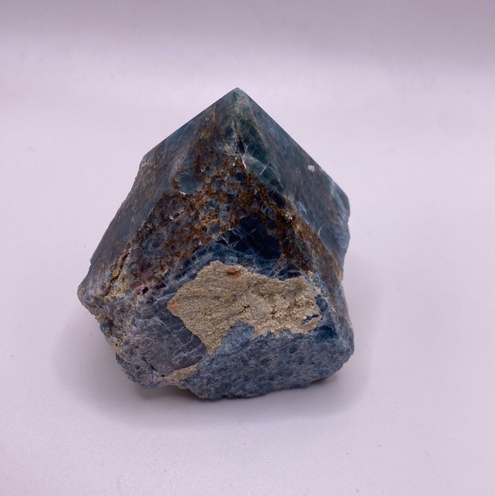 Blue Apatite Top Polished Point