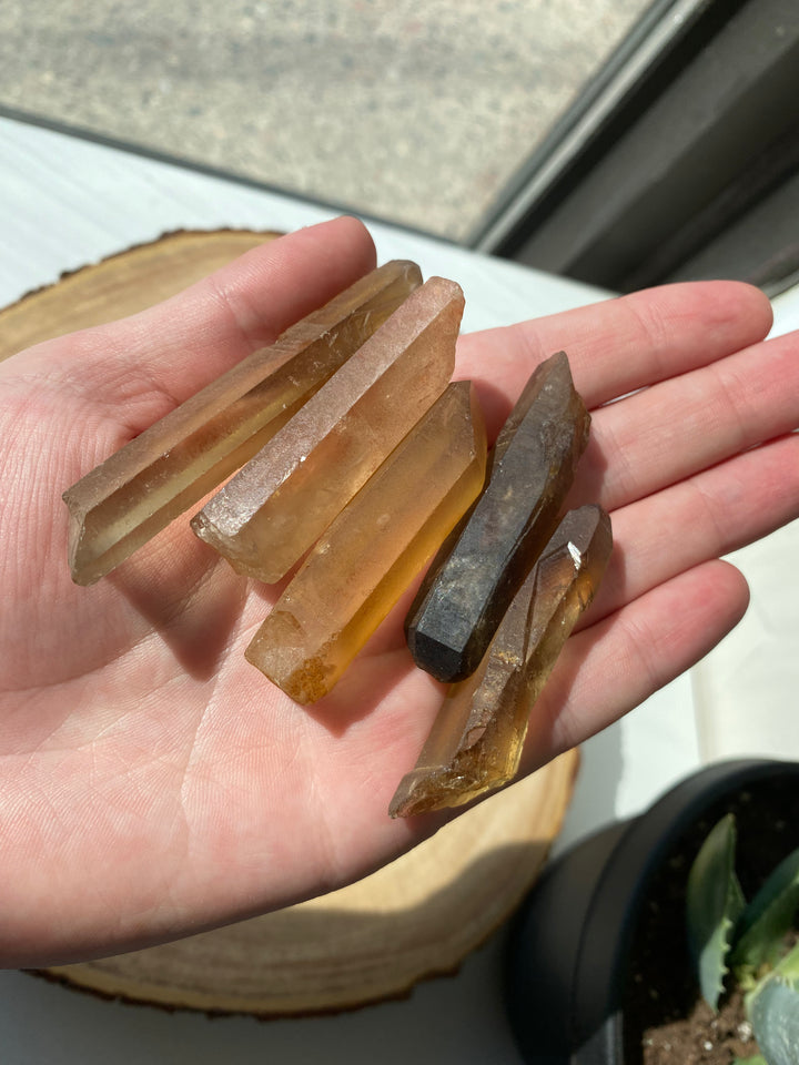 Natural Zambian Citrine Points