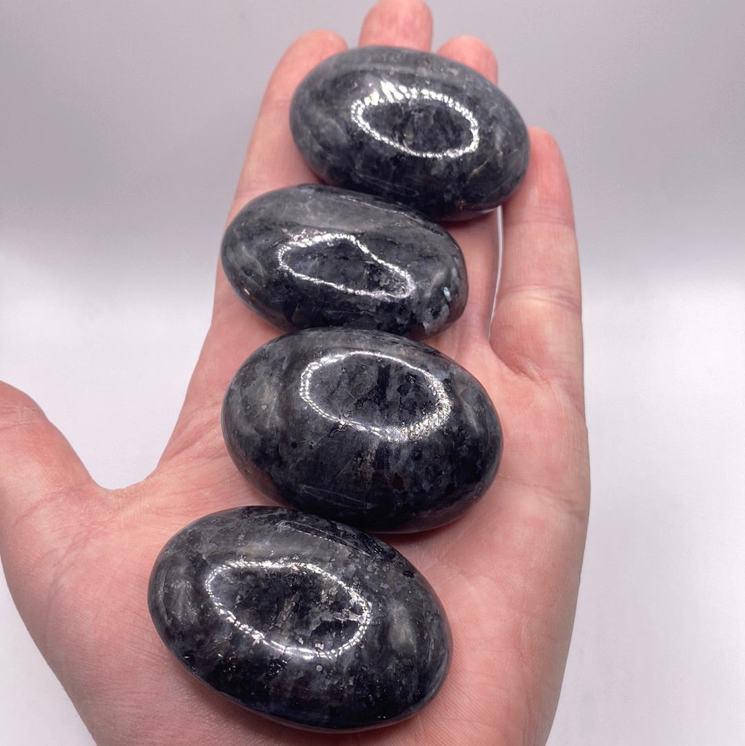 Larvikite Palm Stone