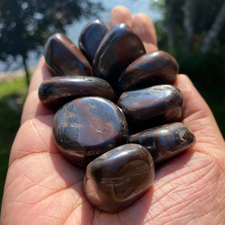 Tiger Iron Tumbled (L)