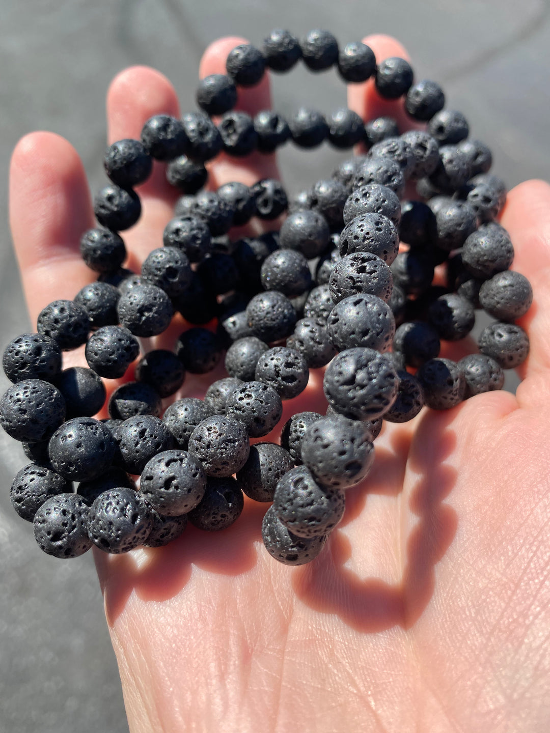 Lava Rock 8mm Bracelet