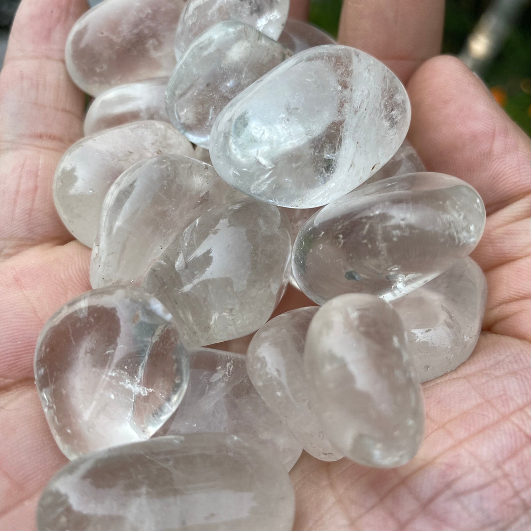Clear Quartz Tumbled Crystal Stones (M-L)