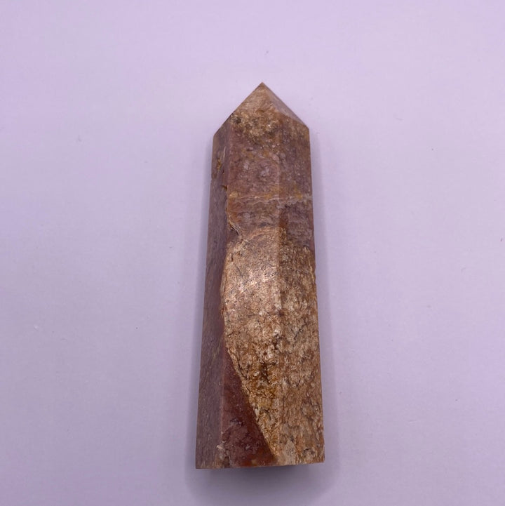 Cherry Agate Polished Point