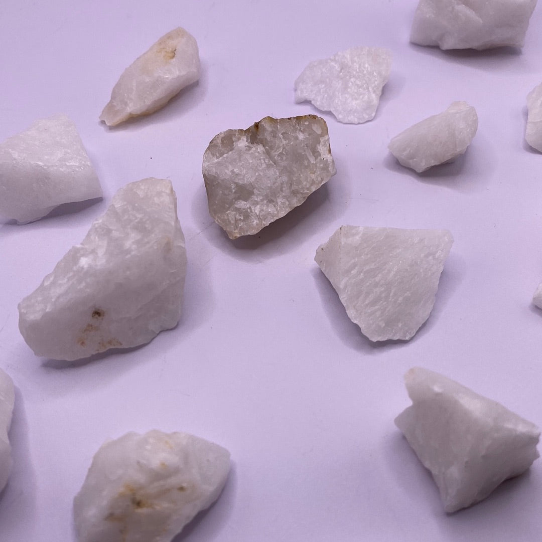 White Agate Rough Cut