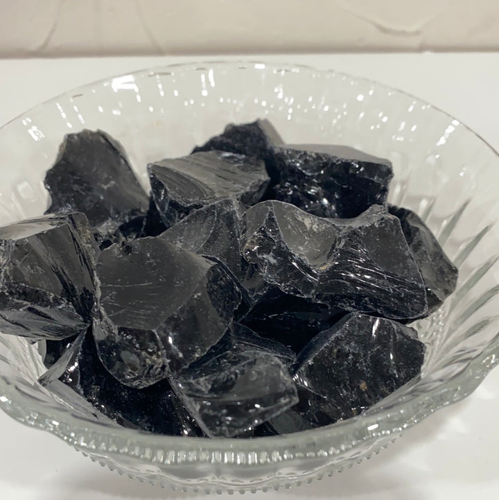 Black Obsidian Rough Cut (S)