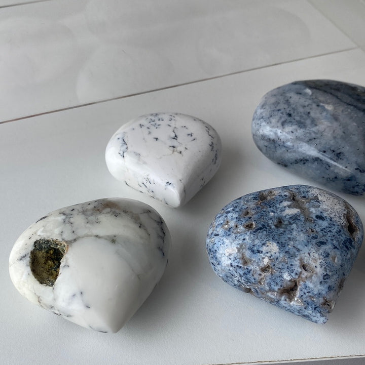 Dendrite Agate Heart