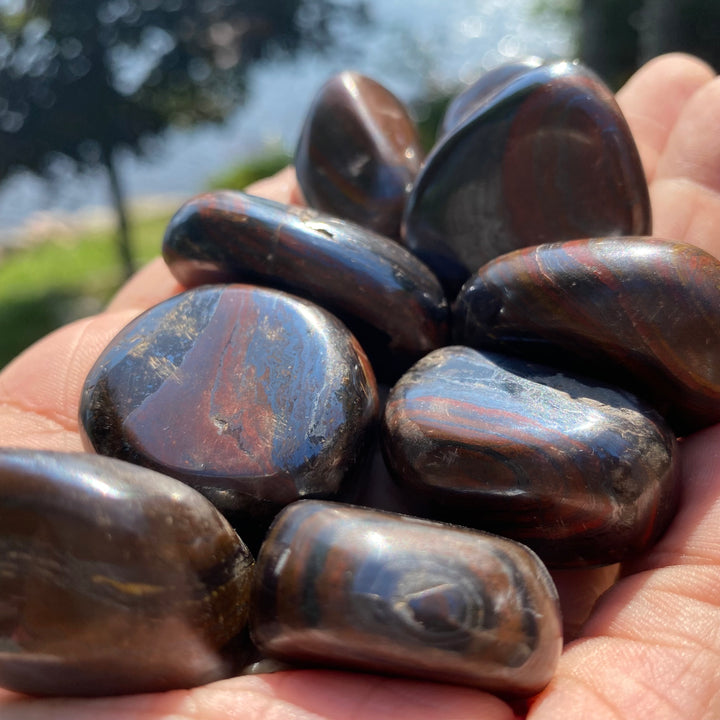 Tiger Iron Tumbled (L)