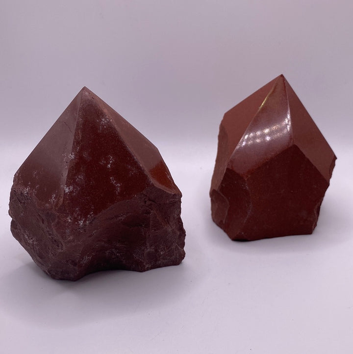 Red Jasper Top Polished Point