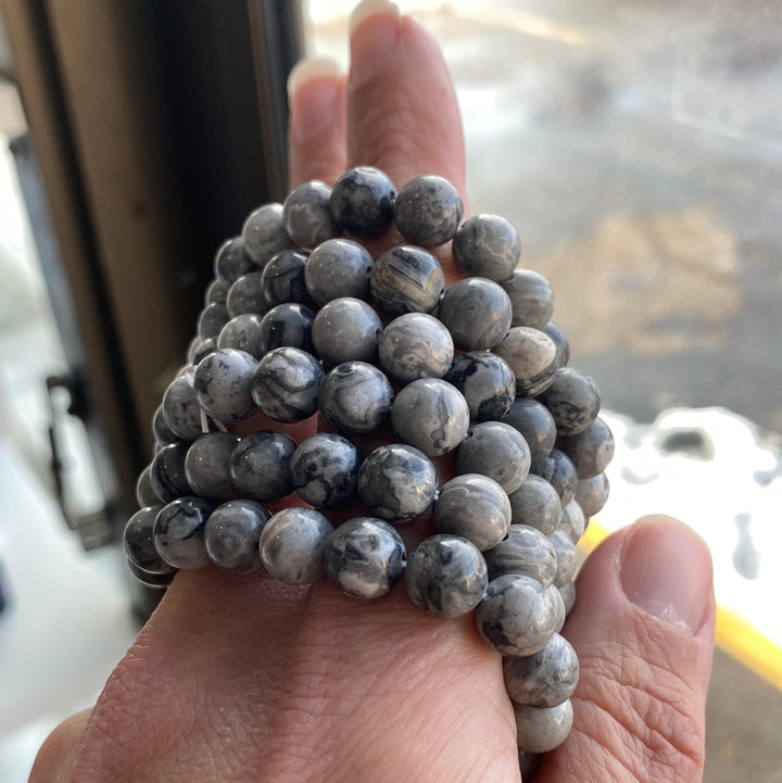Picasso Jasper 8mm Bracelet