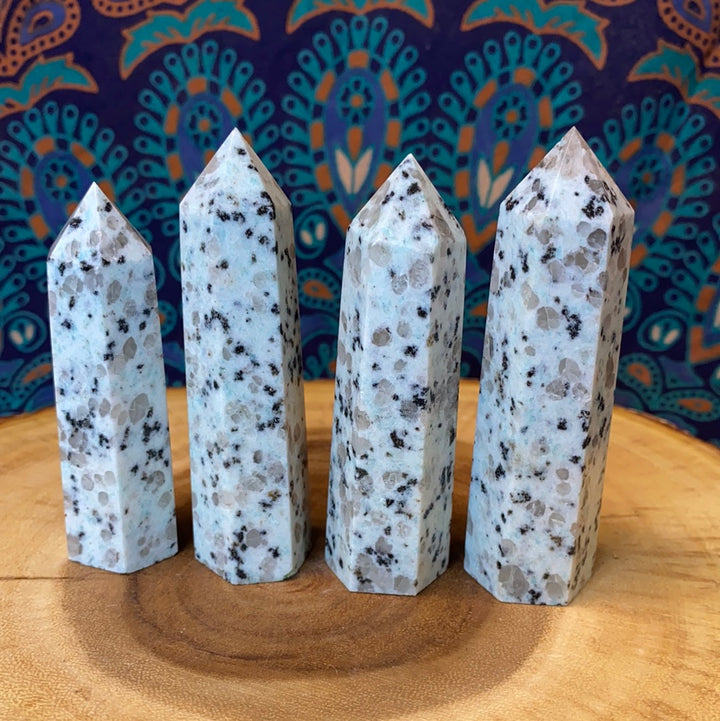 Kiwi Jasper Polished Points