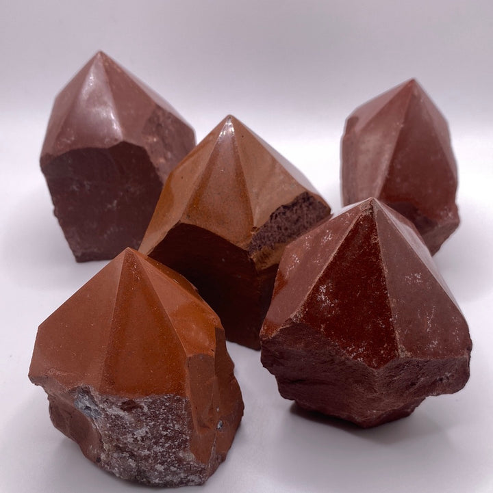 Red Jasper Top Polished Point