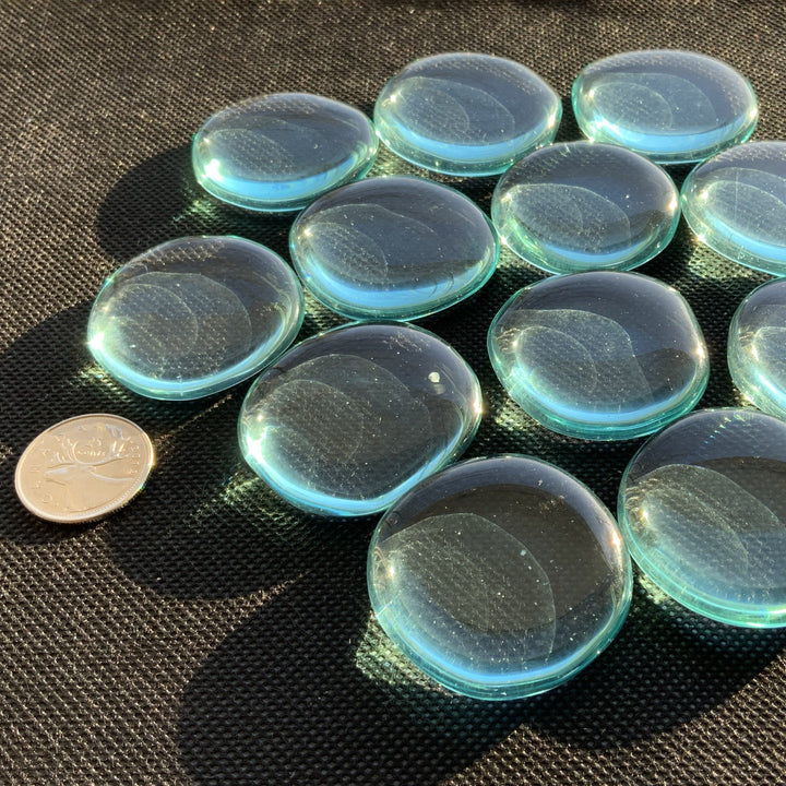 Blue Obsidian Polished Palm Stones