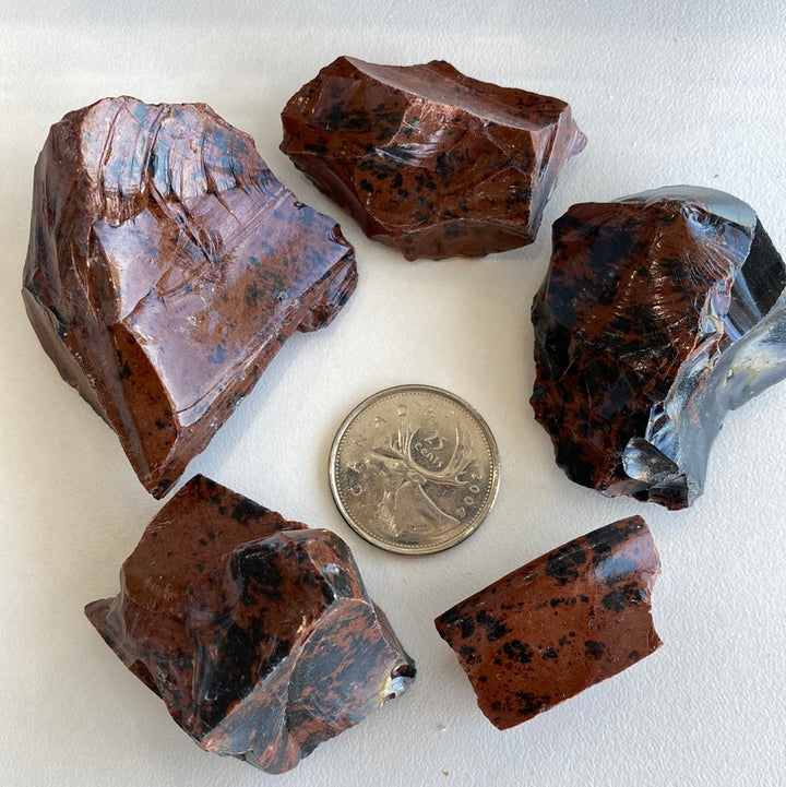 Mahogany Obsidian Rough Cut