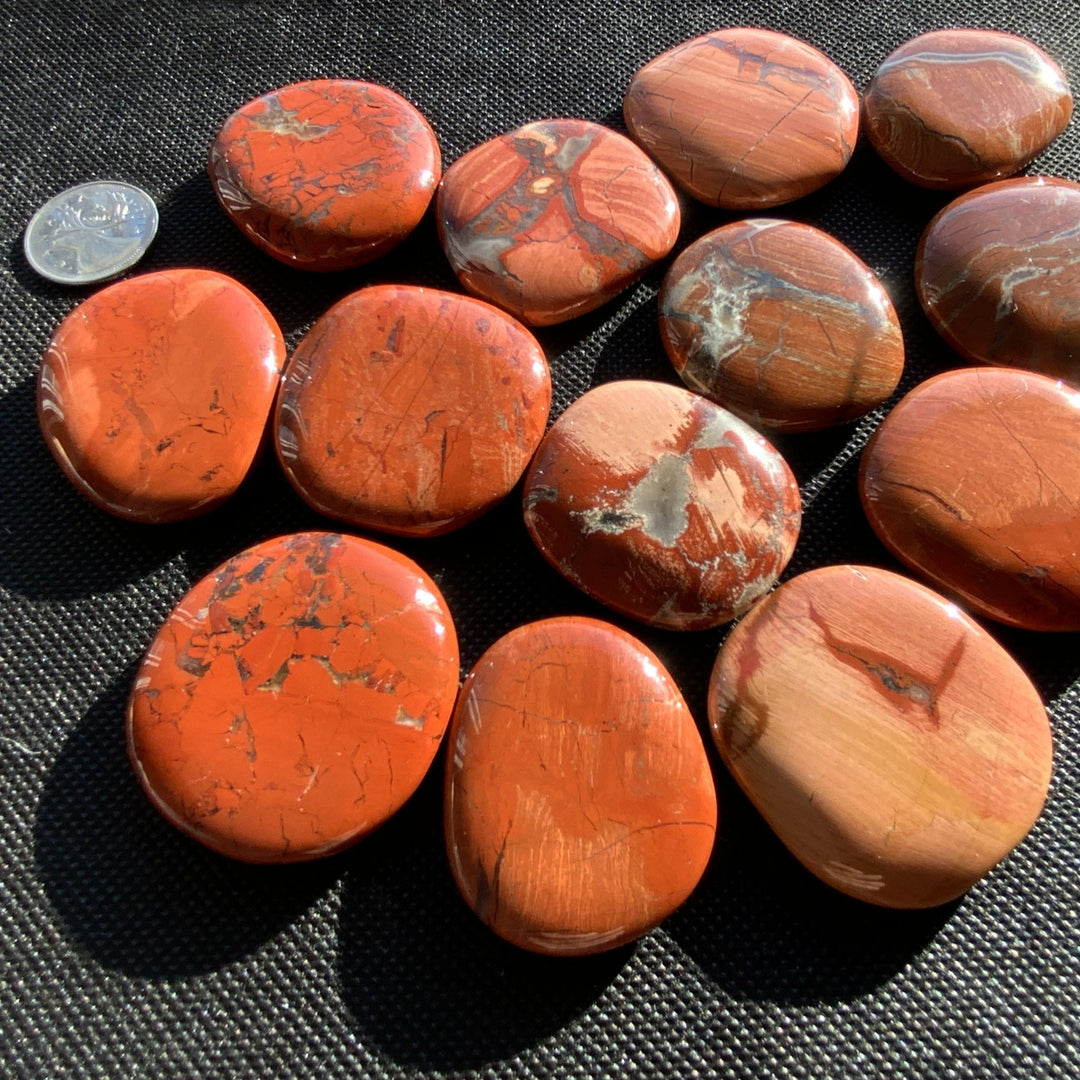 Brecciated Jasper Polished Palm Stones
