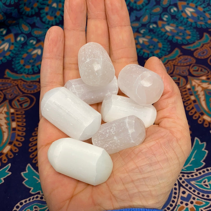 Satin Spar (Selenite) Tumbled  (L)