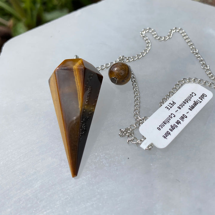 Tiger Eye Pendulum