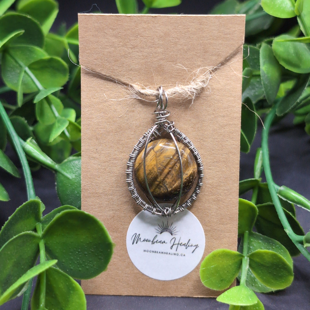 Tigers Eye HandCrafted Pendant