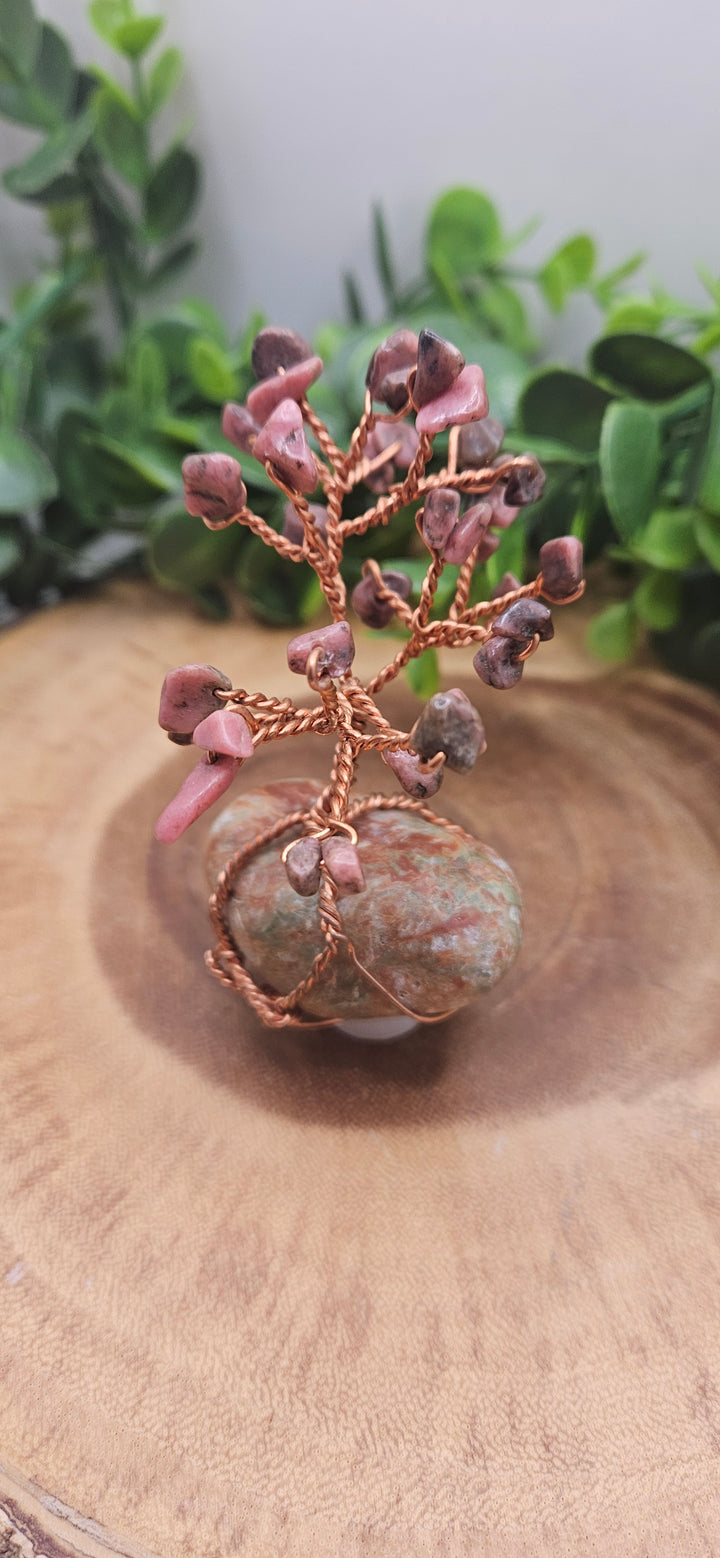 Rhodonite Twisted Tree