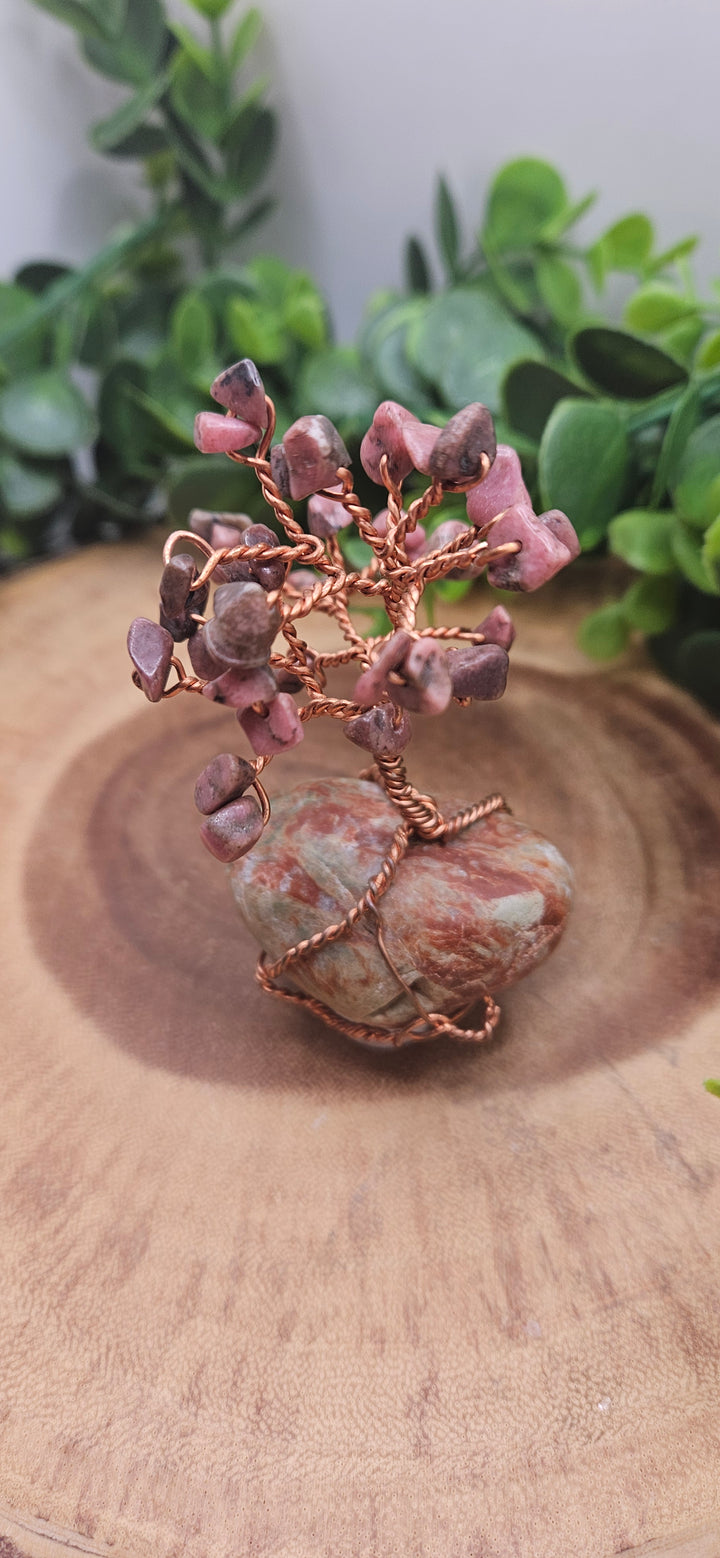 Rhodonite Twisted Tree