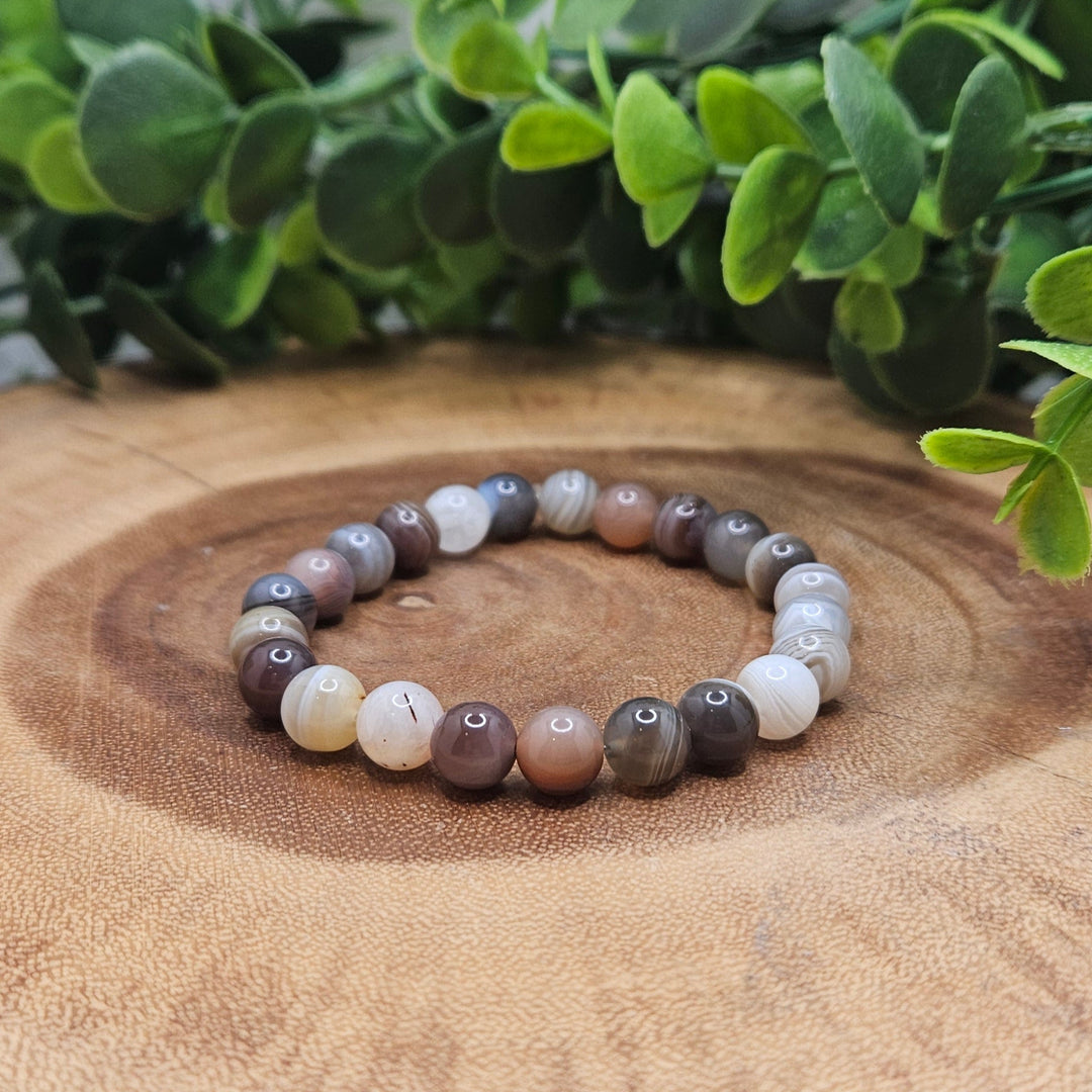 Botswana Agate 8mm Bracelet