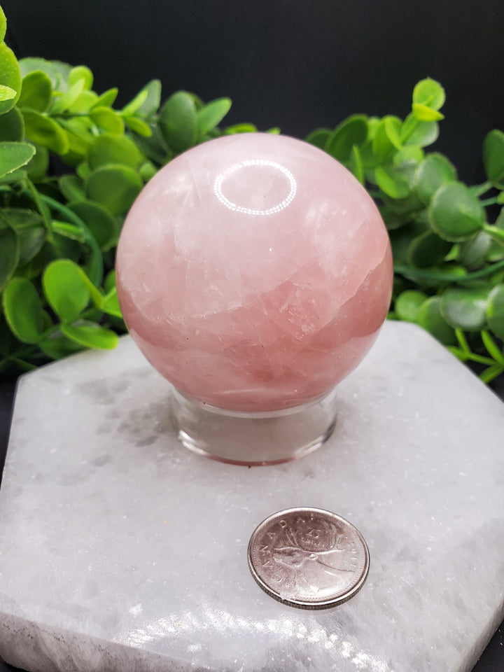 Rose Quartz 70mm Sphere