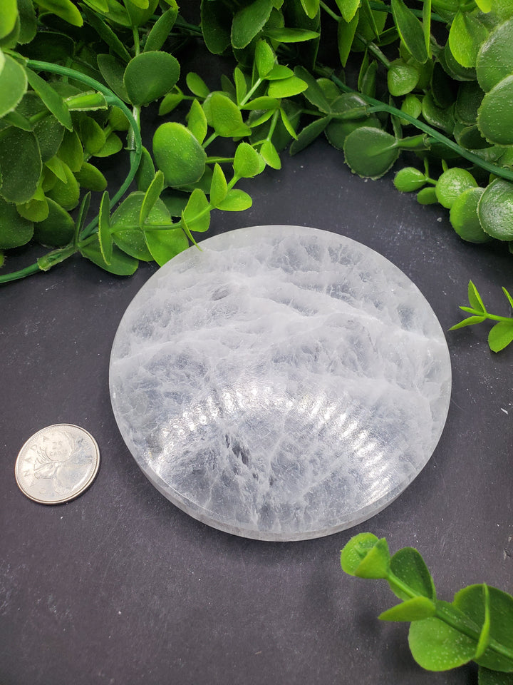 Round Selenite Charging Plate