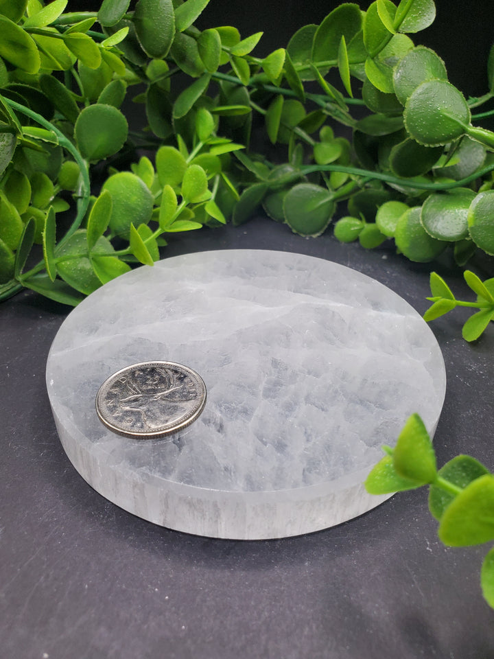 Round Selenite Charging Plate