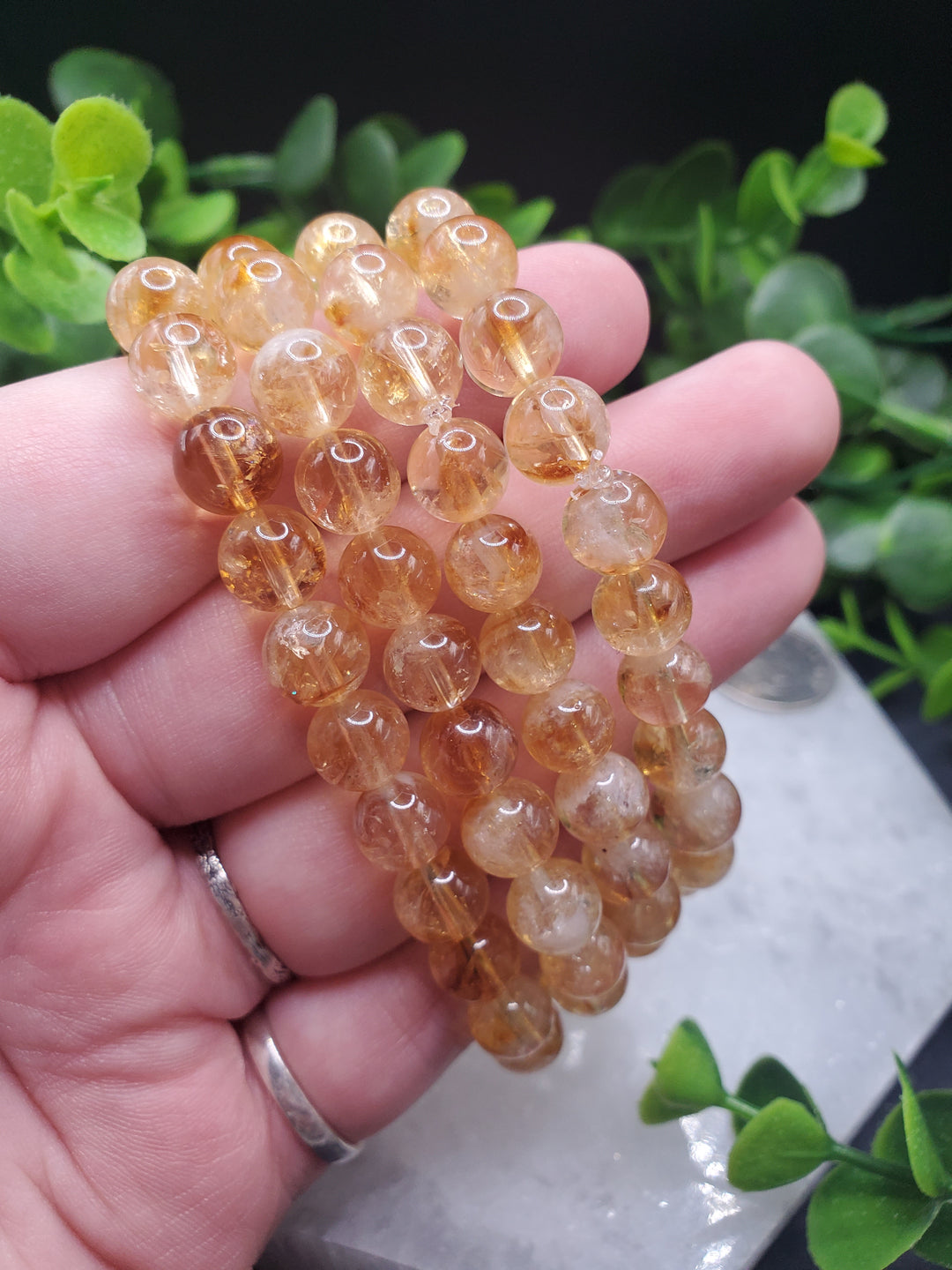 Citrine 8mm Bracelet (High Quality)