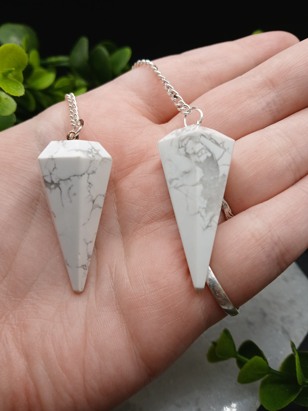 Howlite Pendulums