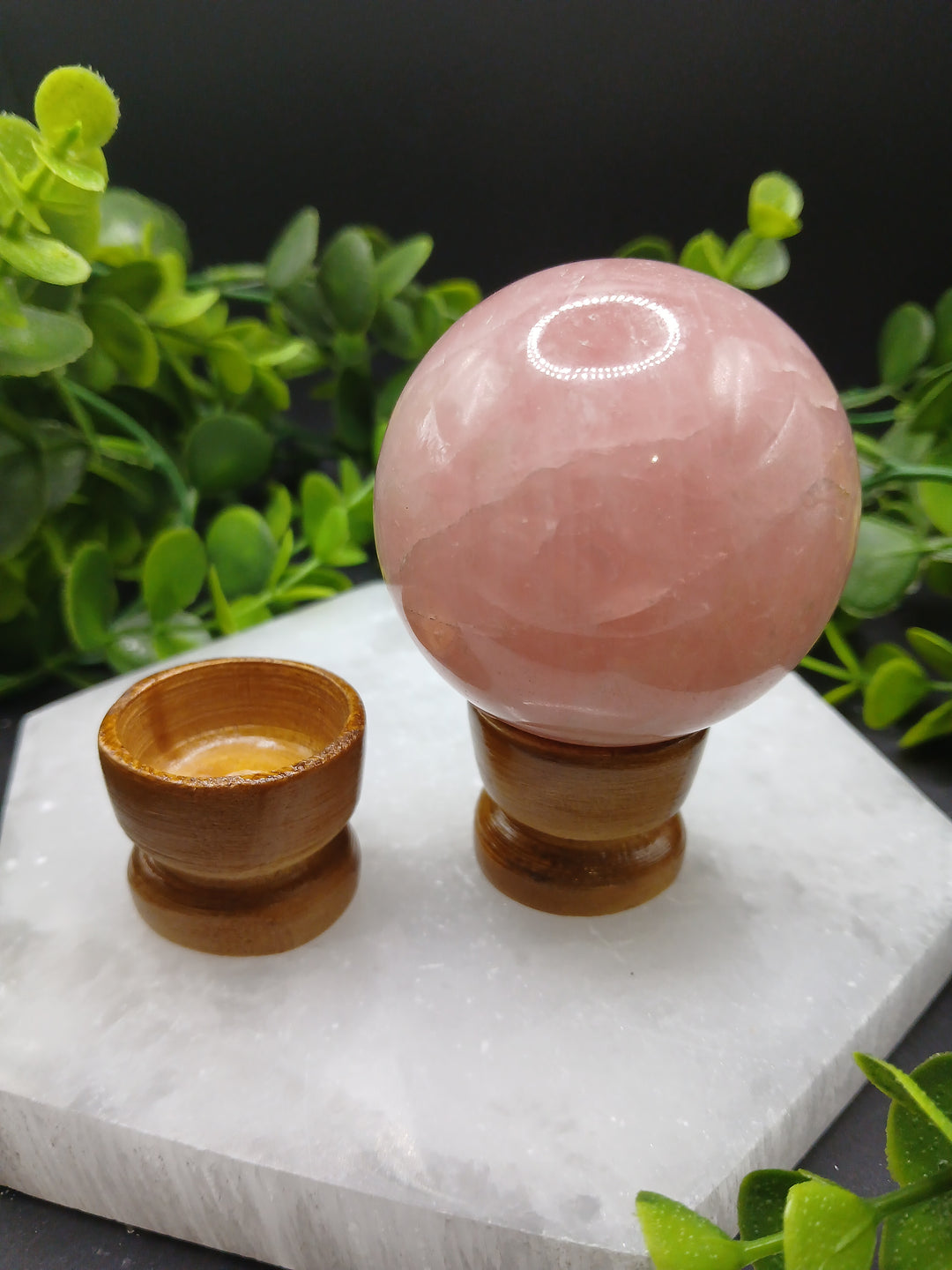 Wooden Sphere Stand (S)