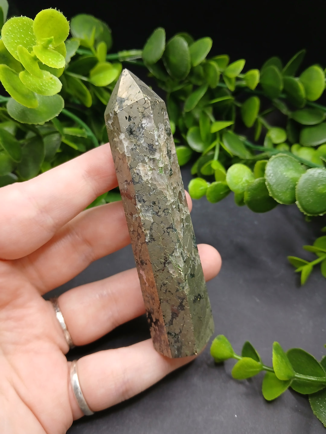 Pyrite Polished Point #4