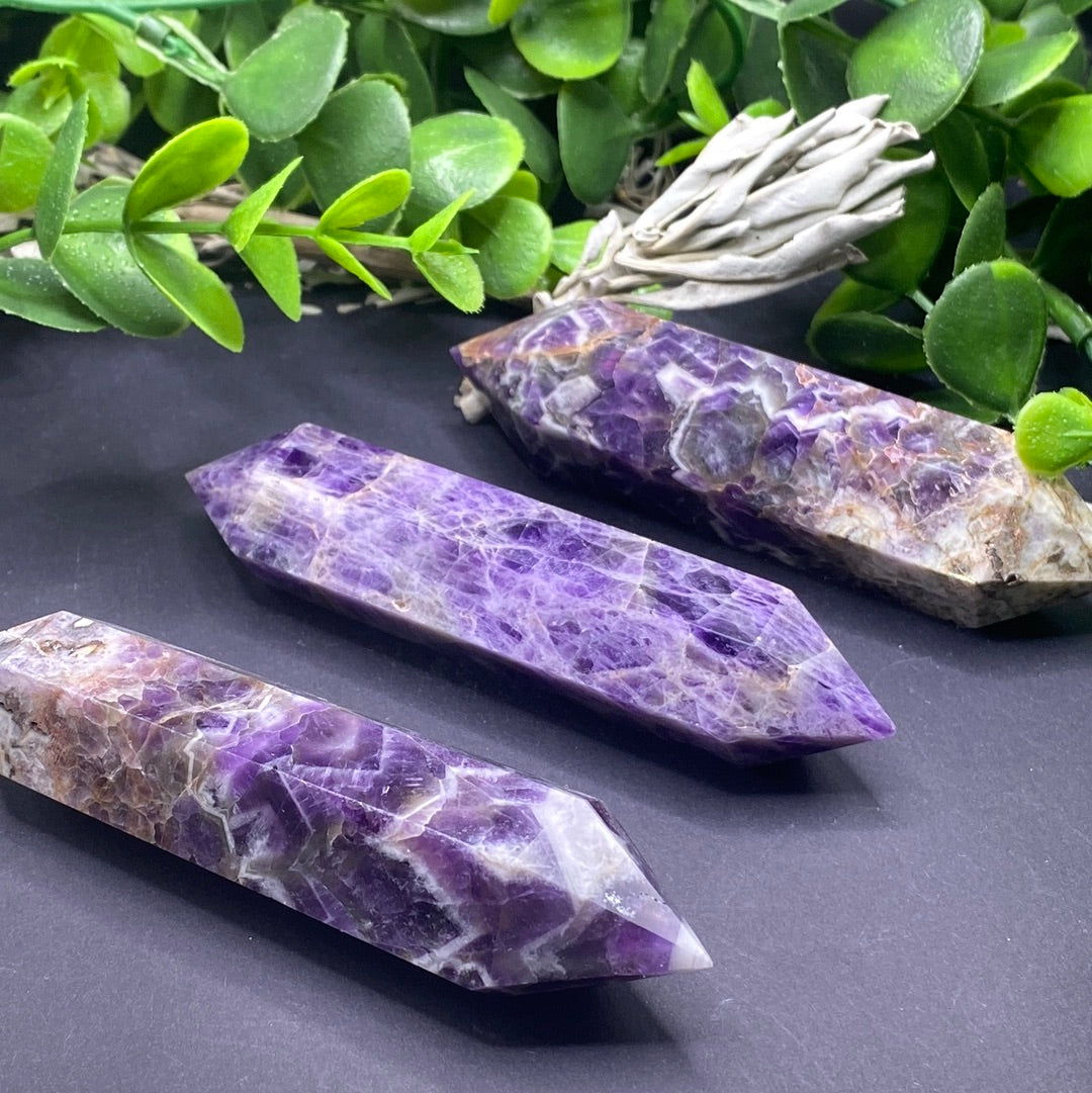 Amethyst Double Terminated Polished Point 2-3Oz
