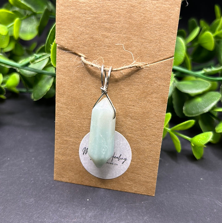 Amazonite Double Terminated Pendant