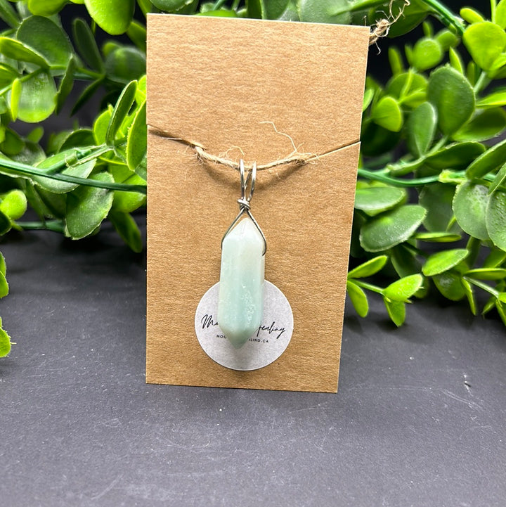 Amazonite Double Terminated Pendant