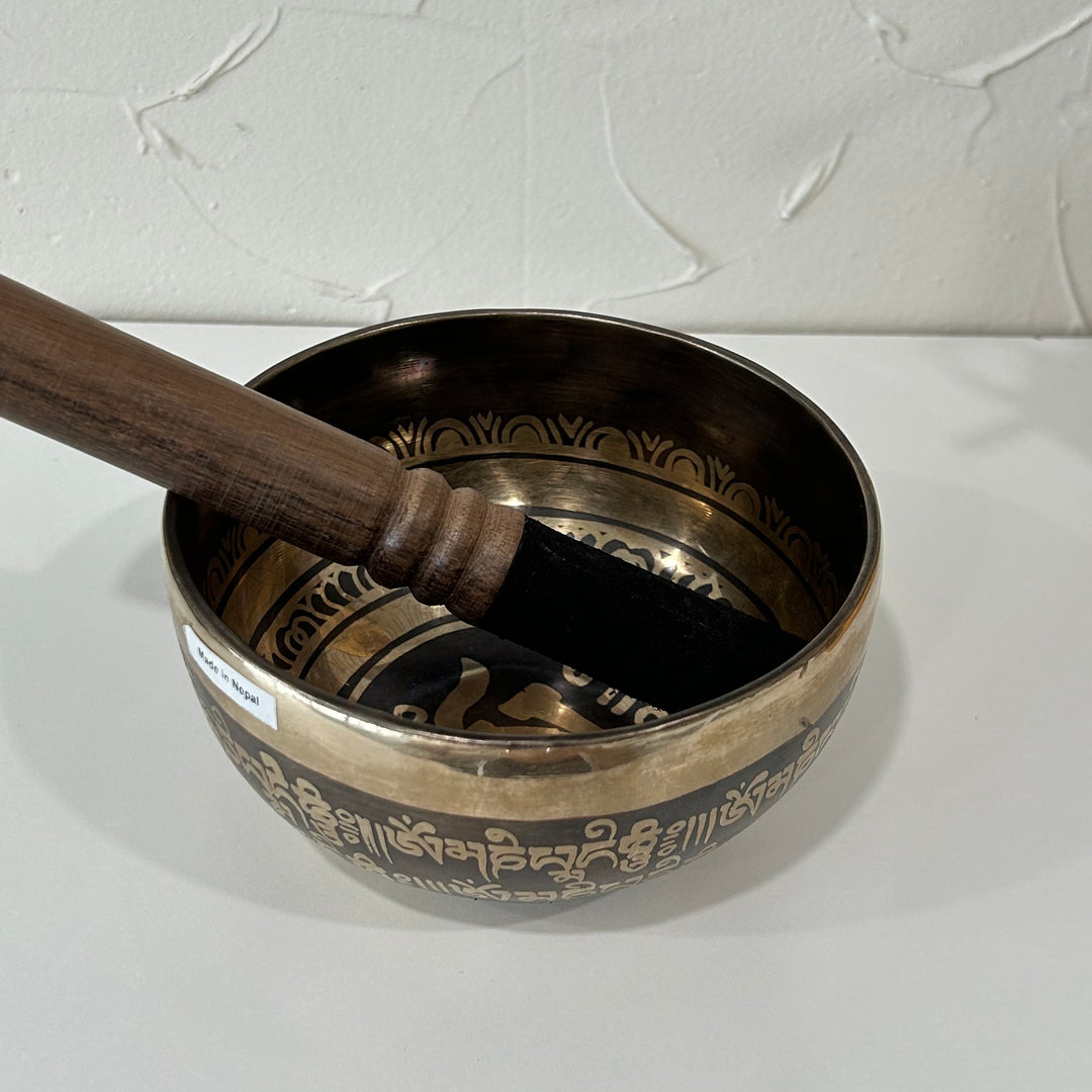 Handmade and Etched Singing Bowl