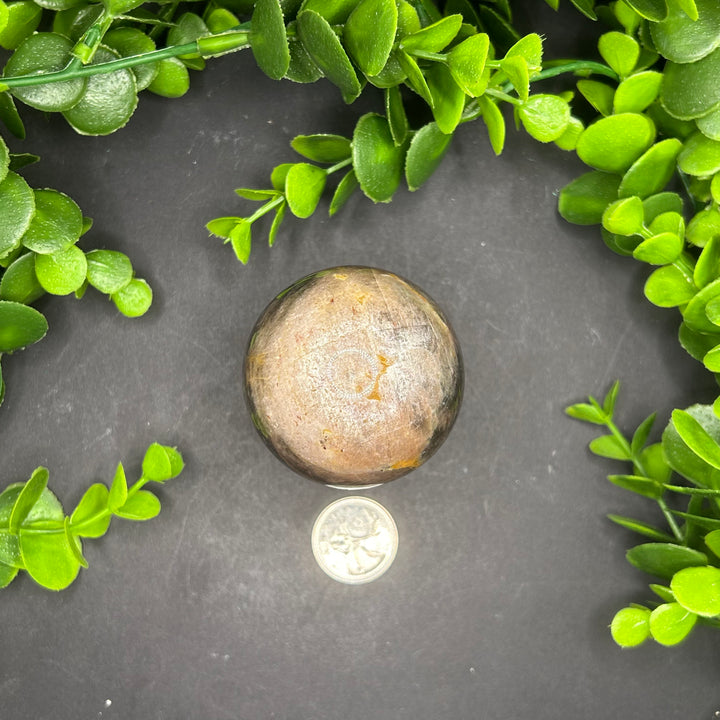 Black Moonstone Sphere 50mm (#1)