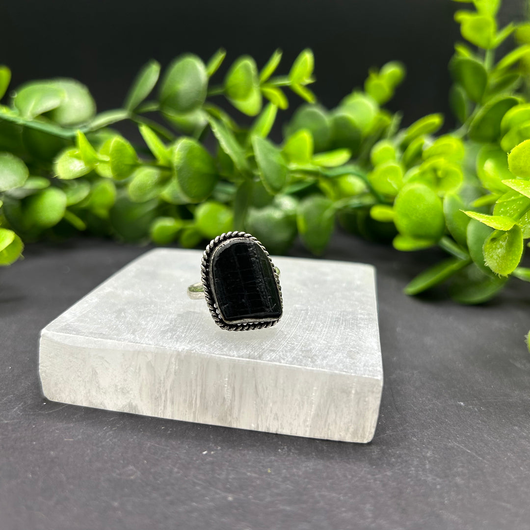 Black Tourmaline Ring Moonbeam Healing Inc