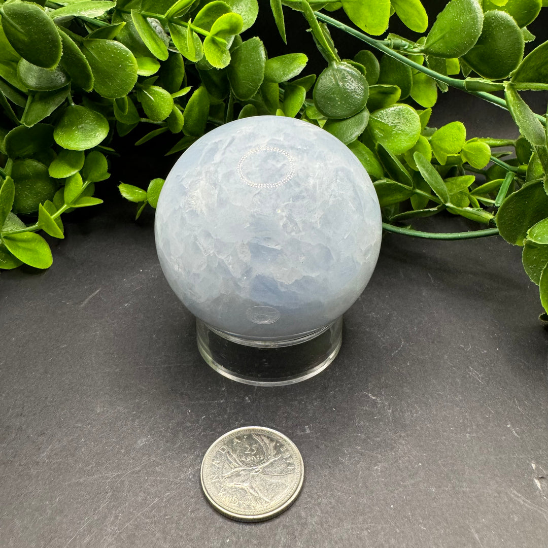 Blue Calcite Sphere 60mm