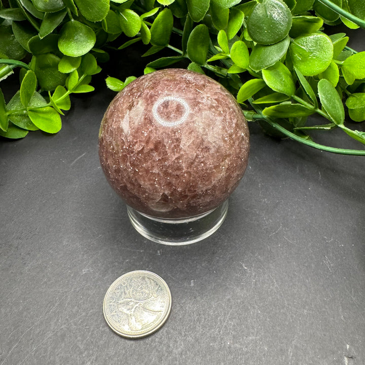 Strawberry Quartz Sphere 55mm