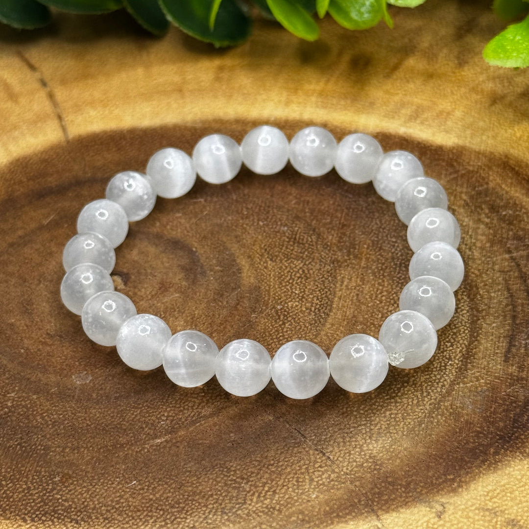 Selenite 8mm Bracelet