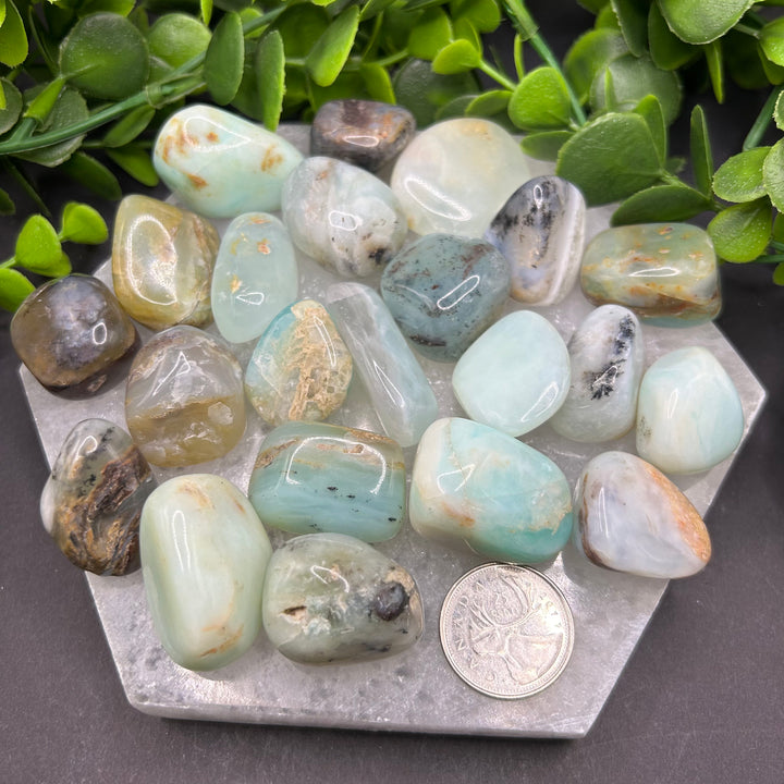 Blue Opal Tumbled Stone (M-L)