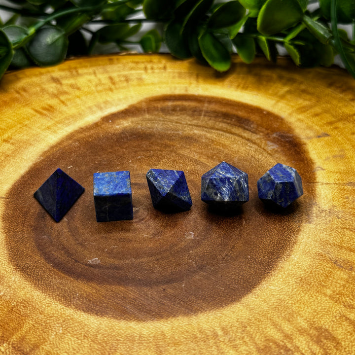 Lapis Lazuli Sacred Geometry Set