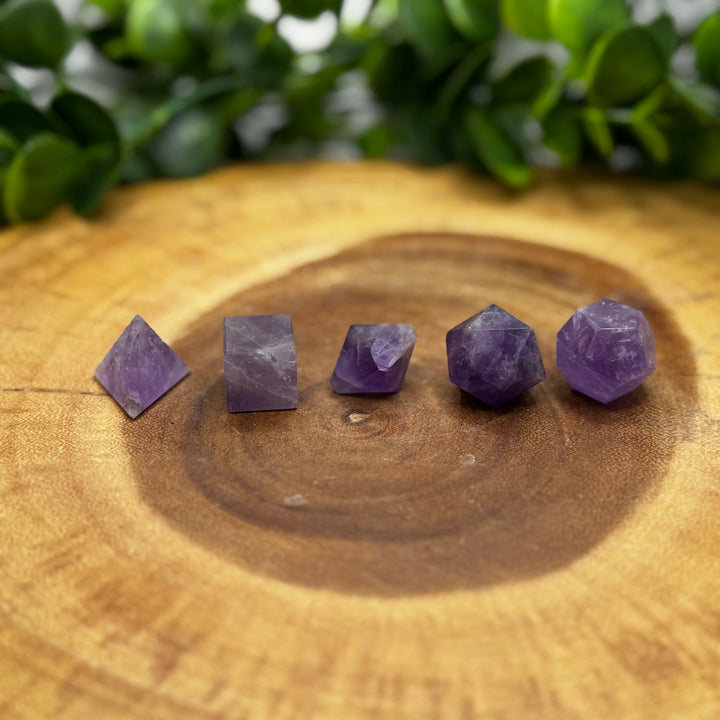 Amethyst Sacred Geometry Set