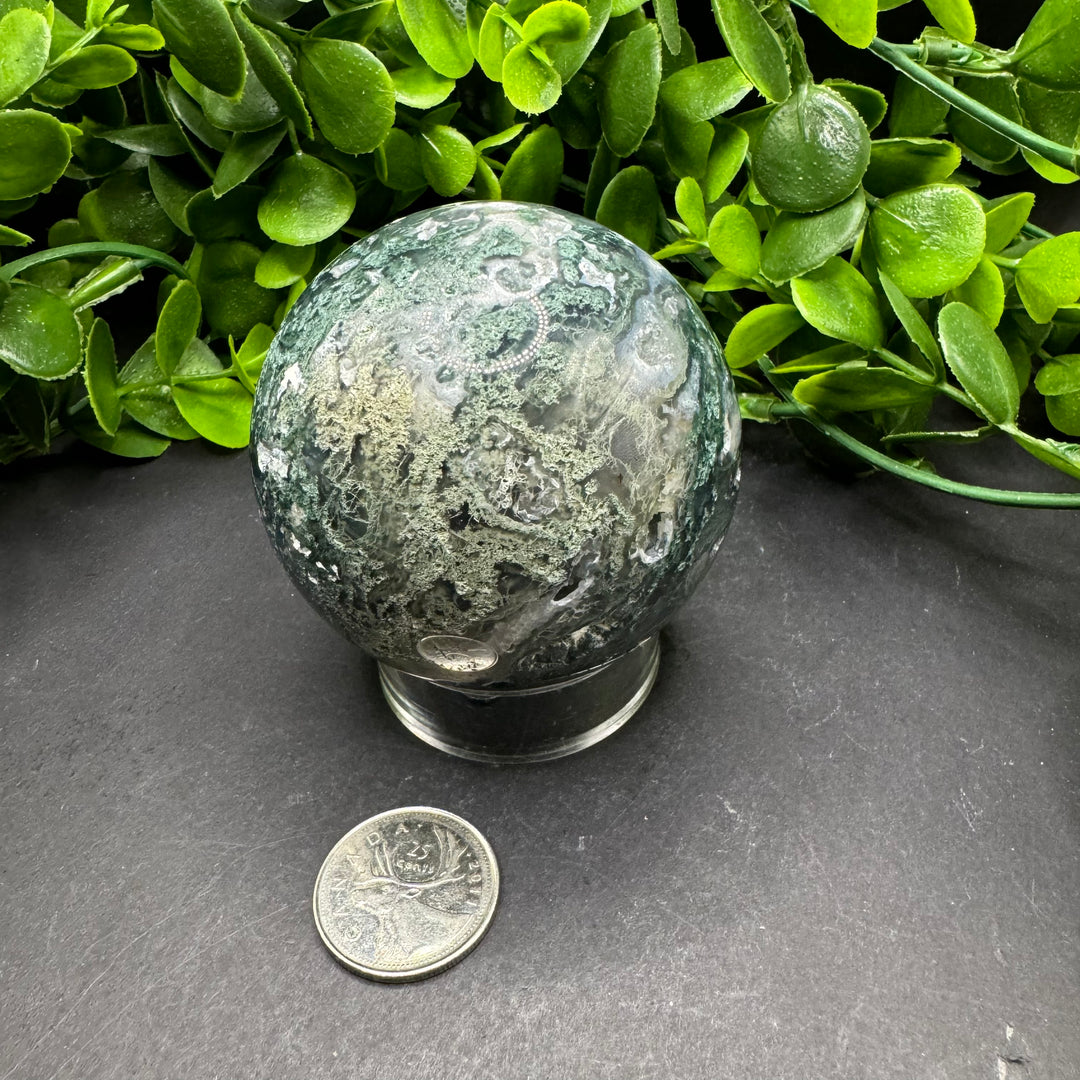 Moss Agate Sphere 70mm