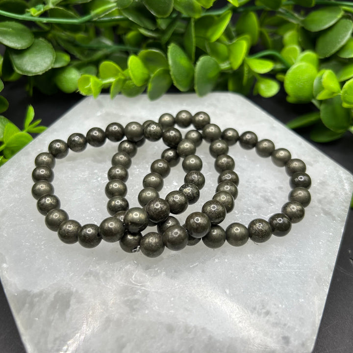 Pyrite 8mm Bracelet