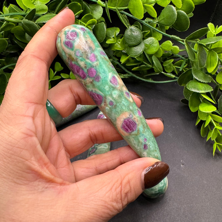 Ruby Fuchsite Wand