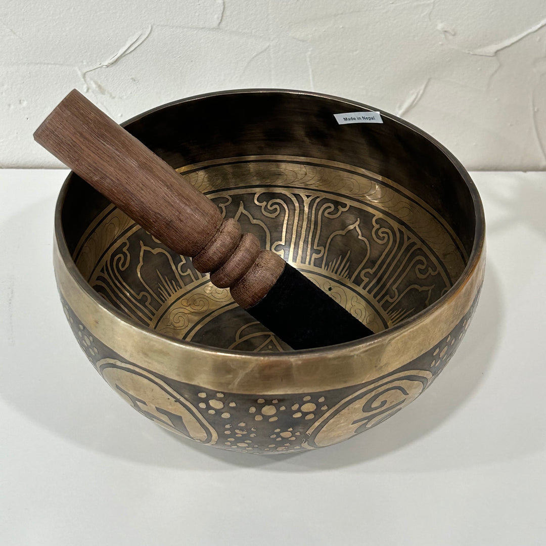 Handmade and Etched Singing Bowl