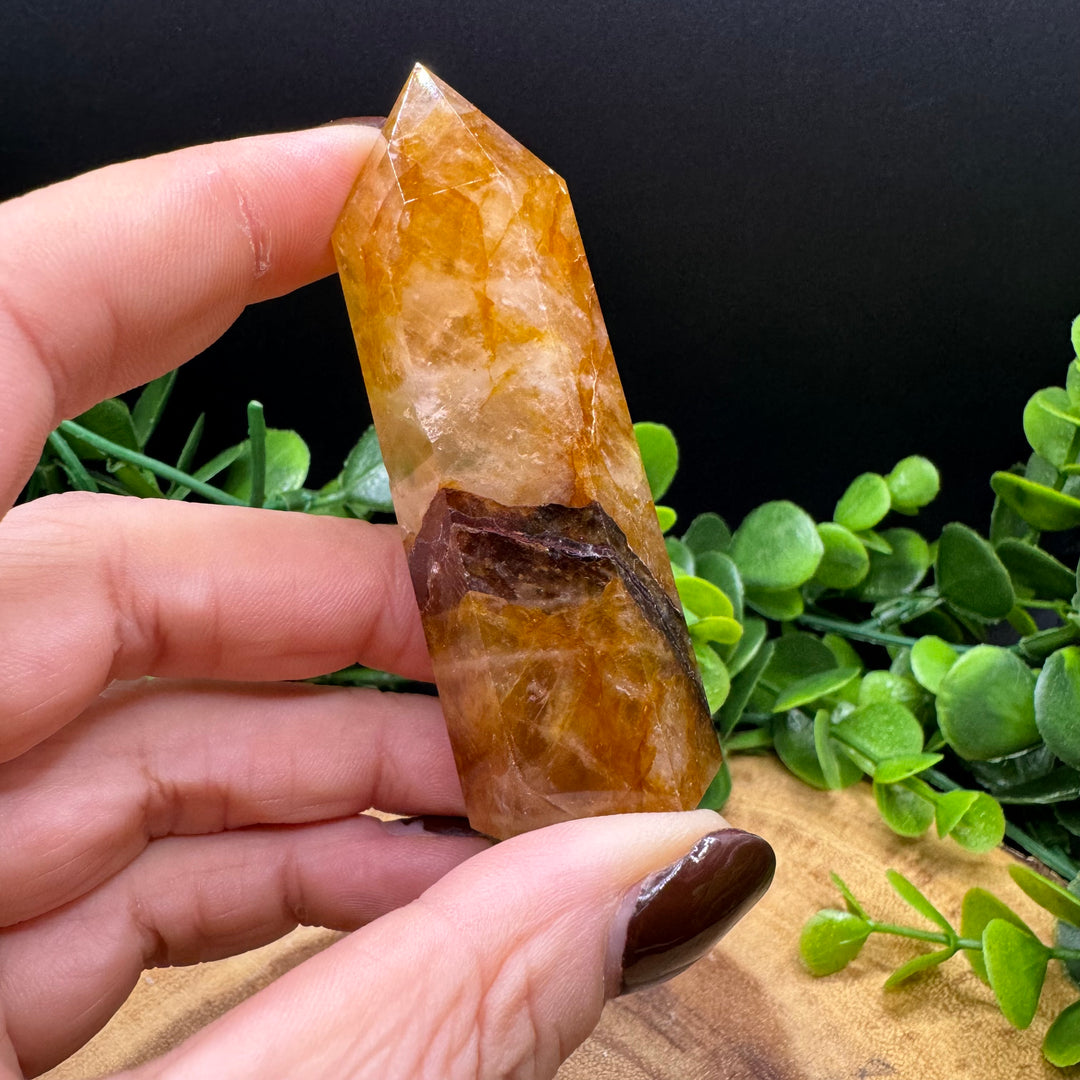 Golden Healer Quartz Polished Point #5